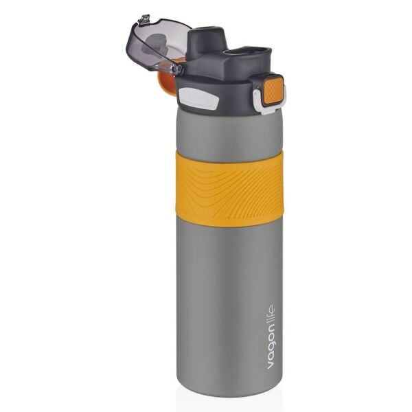 Vagonlife 800 ml Çelik Termos Matara VGN032 Gri