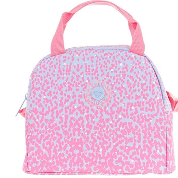 Kaukko K9078 Dots Pink Beslenme Çantası