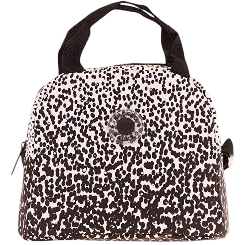 Kaukko K9079 Dots Black Beslenme Çantası