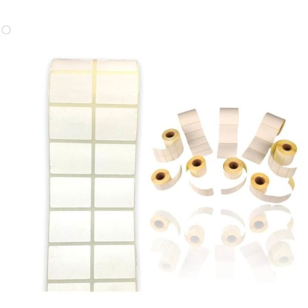 Pp Opak Etiket 50x30 mm Yan Yana 2 li 2000 li