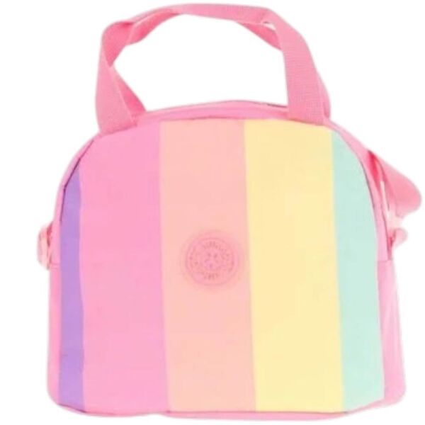 Kaukko K9077 Rainbow Line Pink Beslenme Çantası