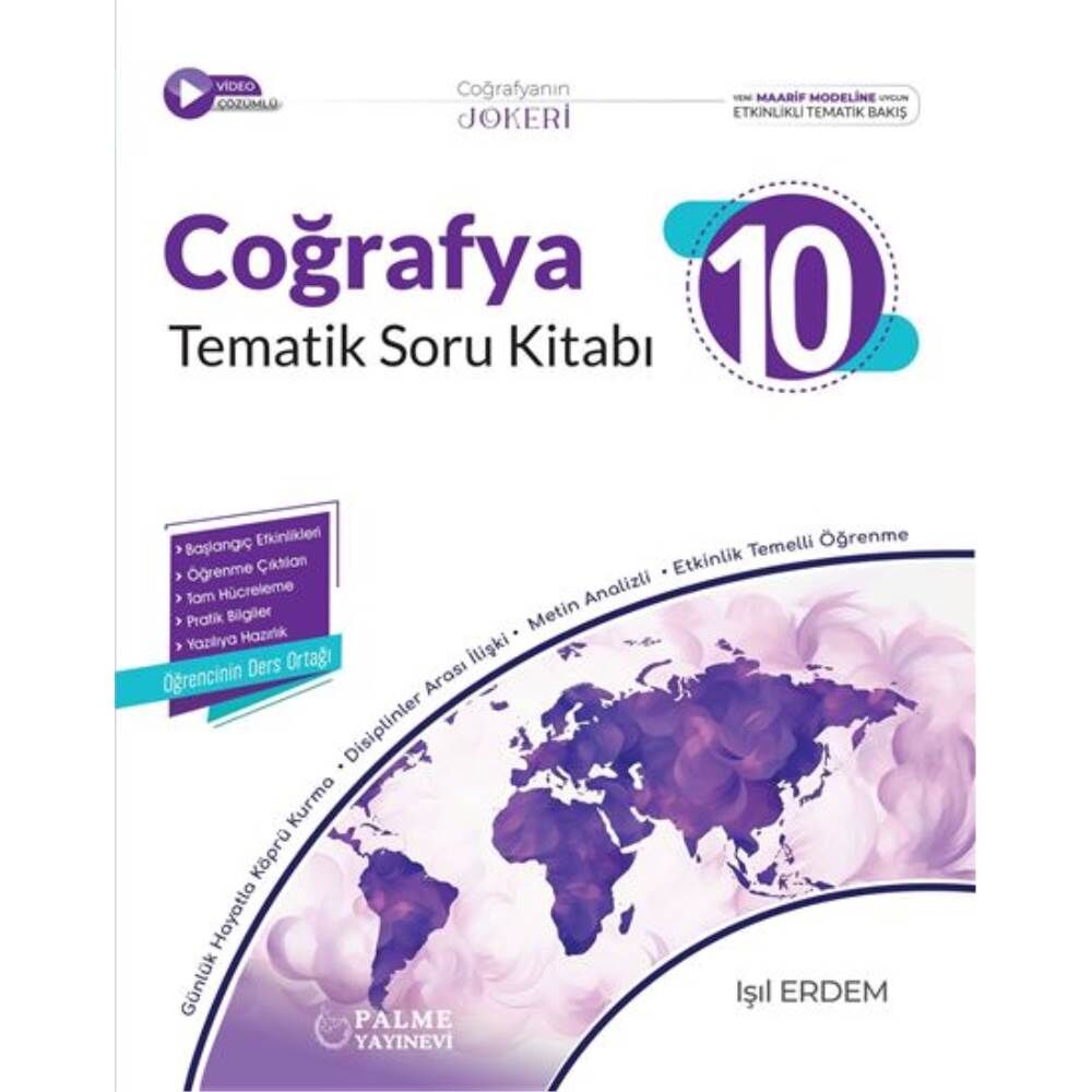 Palme 10.Sınıf Coğrafya Soru Kitabı Tematik