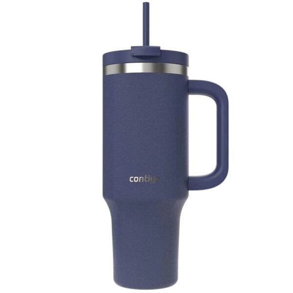Contigo Streeterville Çelik Pipetli Tumbler Bardak 1200 ml Mavi
