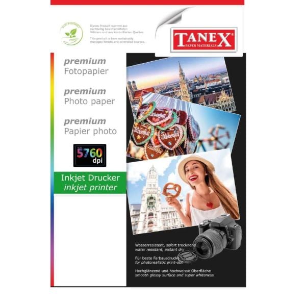 Tanex Fotoğraf Kağıdı A4 180G 25 Li Hc180g-25