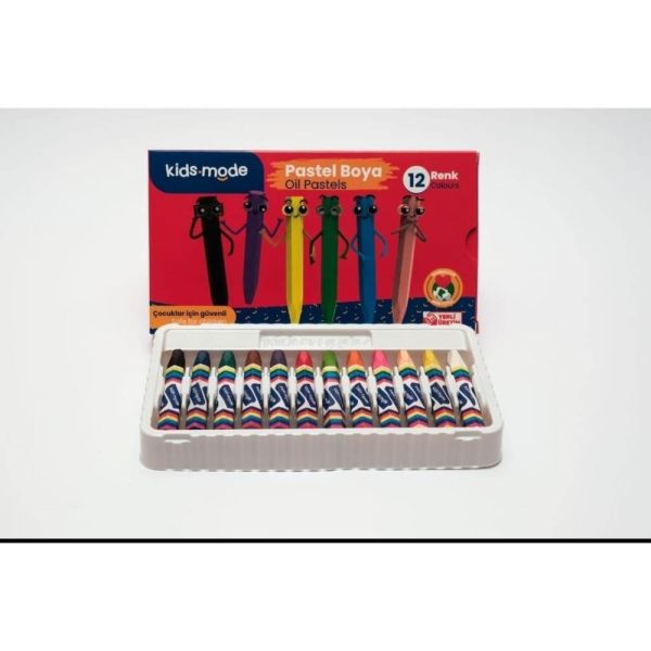 Kids Mode Yağlı Pastel Boya 12 Renk 103