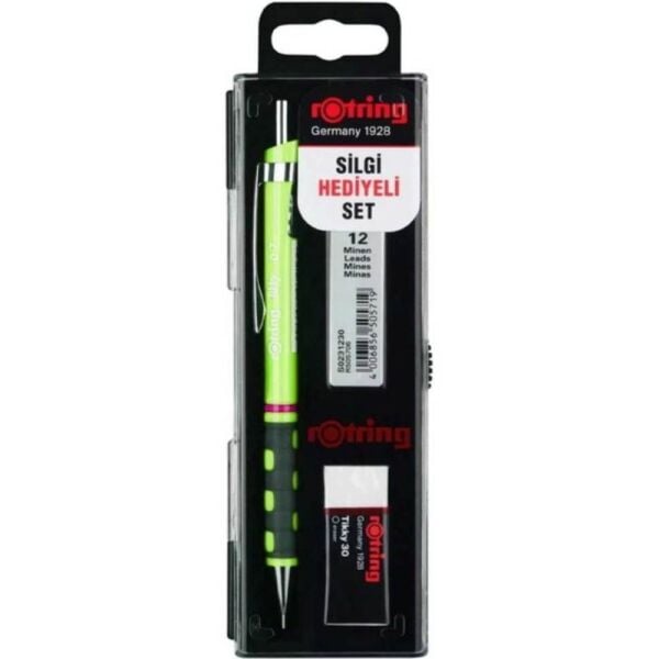 Rotring Tikky Versatil Kalem Seti 07 mm Limon Yeşil