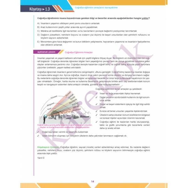 Karekök 9.Sınıf Coğrafya Konu Anlatımlı Soru Bankası