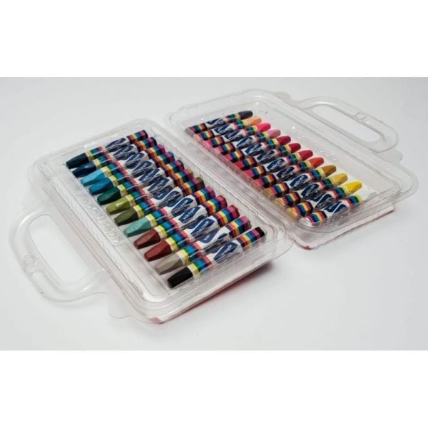 Kids Mode Yağlı Pastel Boya 24 Renk Çantalı 106