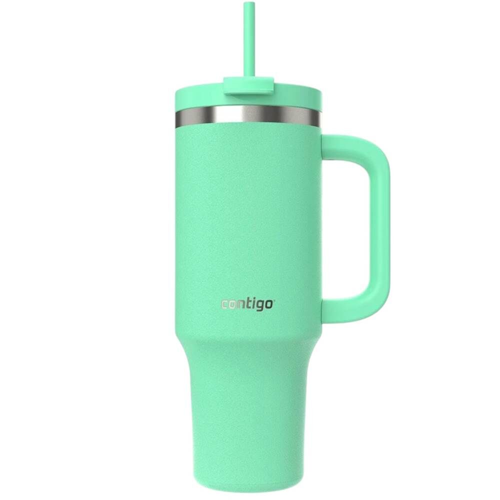 Contigo Streeterville Çelik Pipetli Tumbler Bardak 1200 ml Açık Yeşil