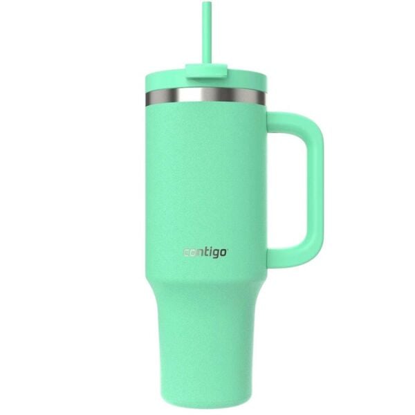 Contigo Streeterville Çelik Pipetli Tumbler Bardak 1200 ml Açık Yeşil