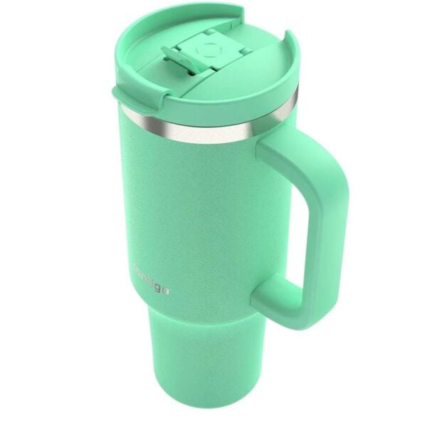 Contigo Streeterville Çelik Pipetli Tumbler Bardak 1200 ml Açık Yeşil