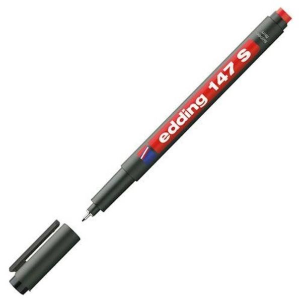 Eddıng Asetat Kalemi Silgili E-147S Kırmızı