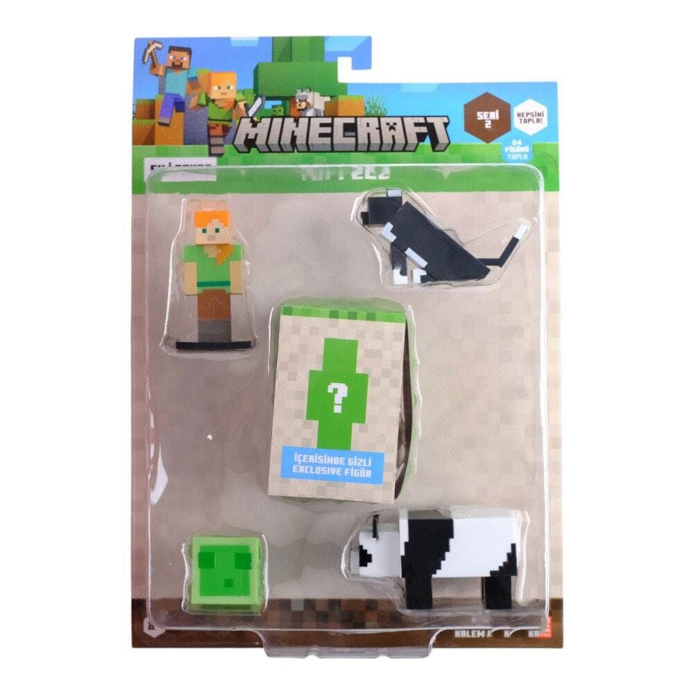 Minecraft 3D Figür Toppeez 5'li Set Model 1 MC2240