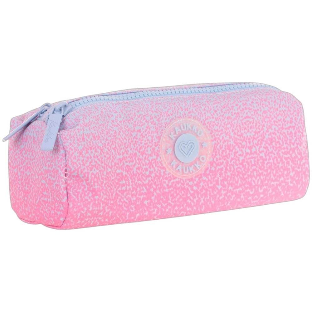 Kaukko K2714 Dots Dual Pink Kalem Çantası