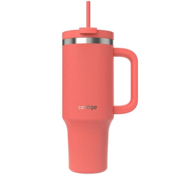 Contigo Streeterville Çelik Pipetli Tumbler Bardak 1200 ml Mercan