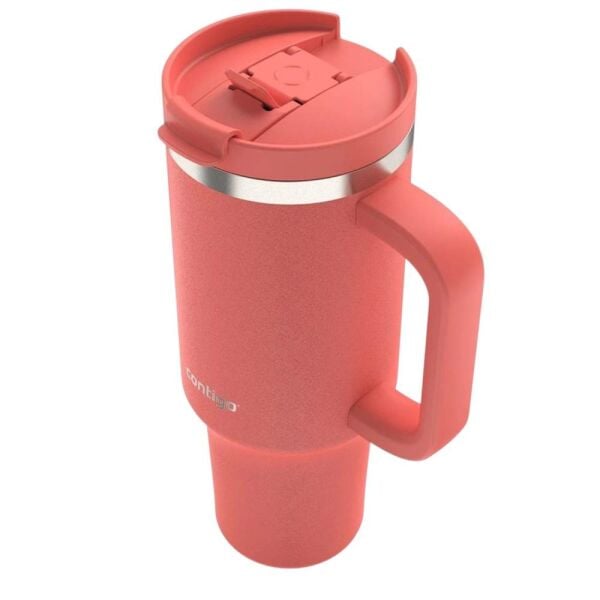 Contigo Streeterville Çelik Pipetli Tumbler Bardak 1200 ml Mercan