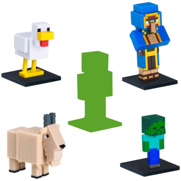 Minecraft 3D Figür Toppeez 5'li Set Model 1 MC2240
