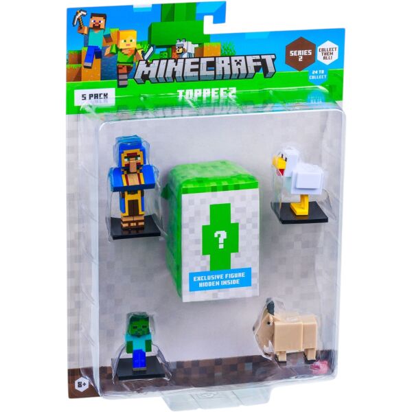 Minecraft 3D Figür Toppeez 5'li Set Model 1 MC2240