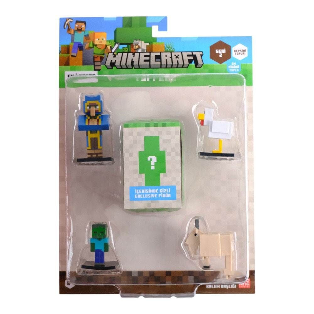 Minecraft 3D Figür Toppeez 5'li Set Model 2 MC2240