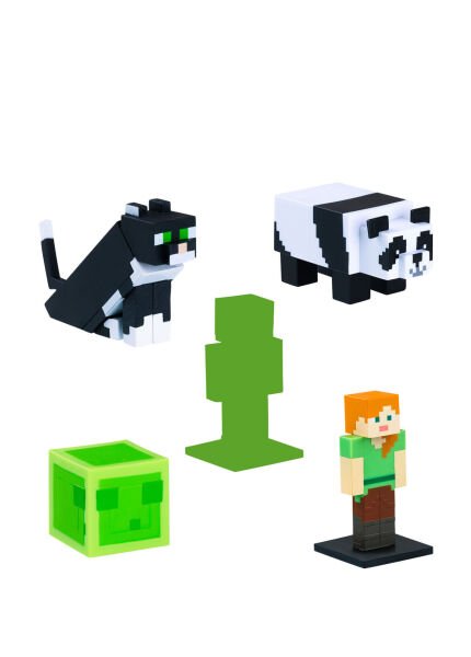 Minecraft 3D Figür Toppeez 5'li Set Model 2 MC2240