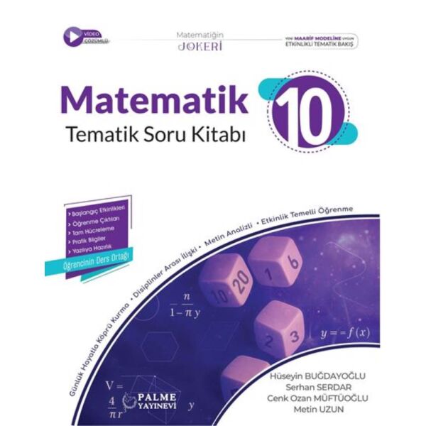 Palme 10.Sınıf Matematik Soru Kitabı Joker