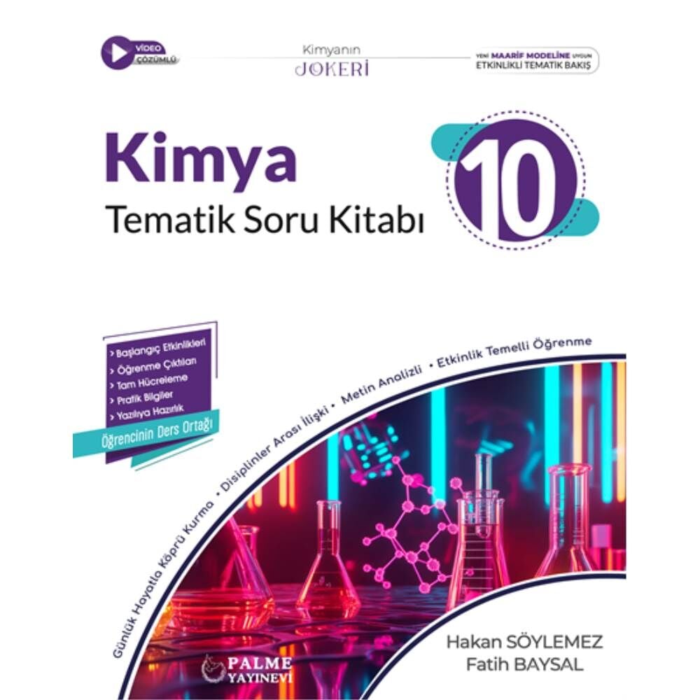 Palme 10.Sınıf Kimya Soru Bankası Joker