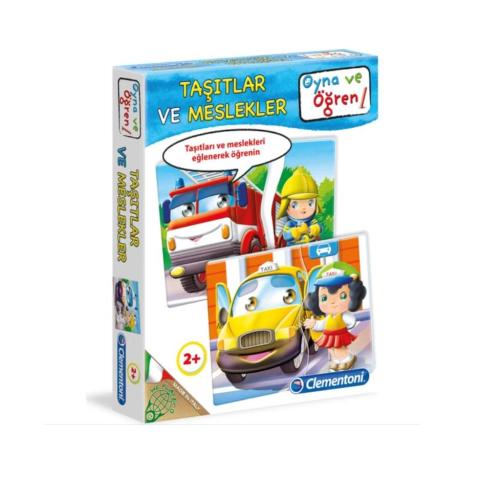 Clementoni Oyna ve Öğren Taşıtlar ve Meslekler 64286
