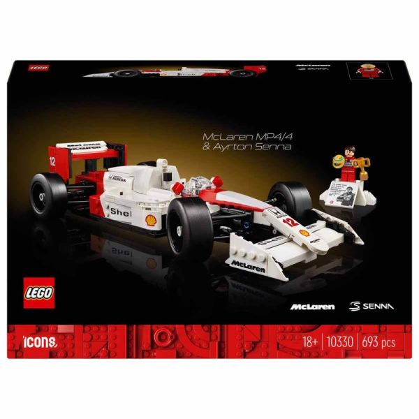 LEGO® Icons McLaren MP4/4 ve Ayrton Senna 10330