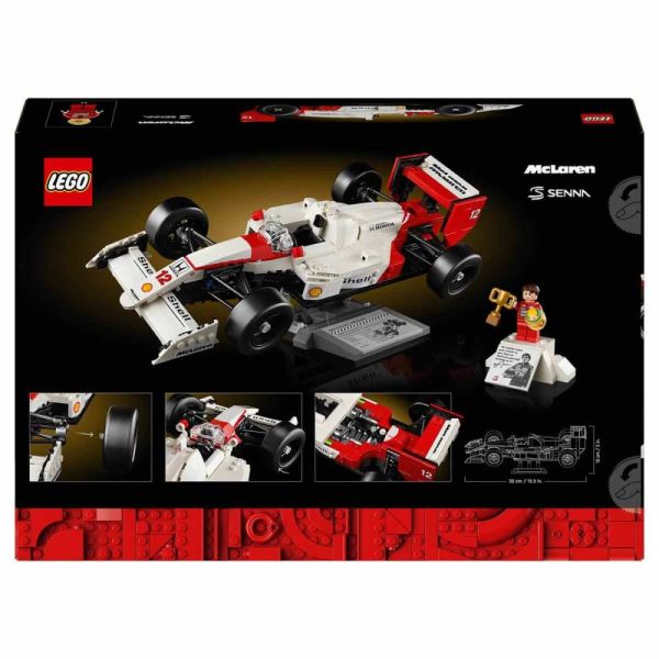 LEGO® Icons McLaren MP4/4 ve Ayrton Senna 10330