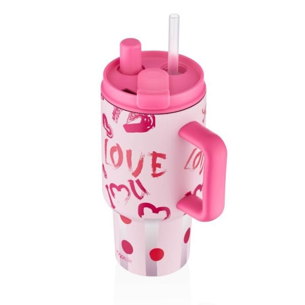 Vagonlife 800 ml Çelik Termos Matara VGN8138 Pembe