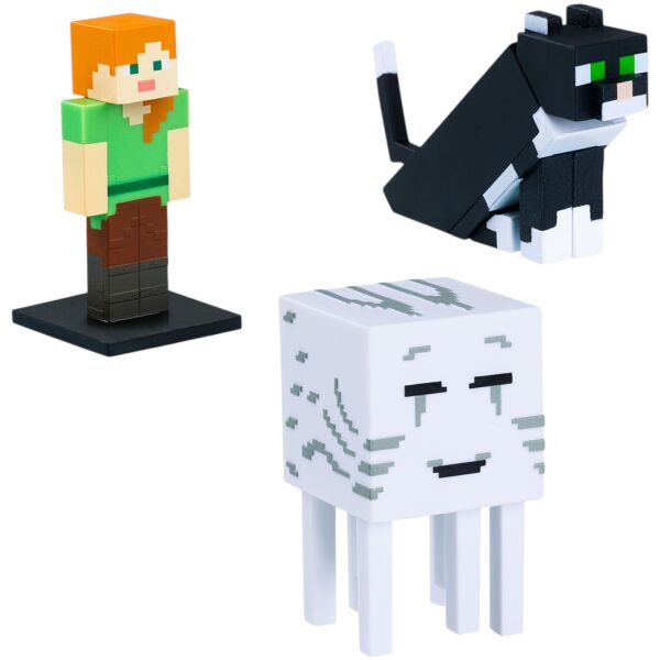 Minecraft 3D Figür Toppeez 3 lü Set Model 6 MC2020