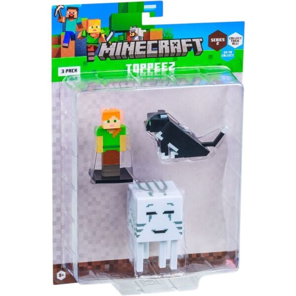 Minecraft 3D Figür Toppeez 3 lü Set Model 6 MC2020