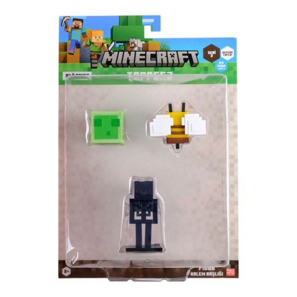 Minecraft 3D Figür Toppeez 3 lü Set Model 1 MC2020