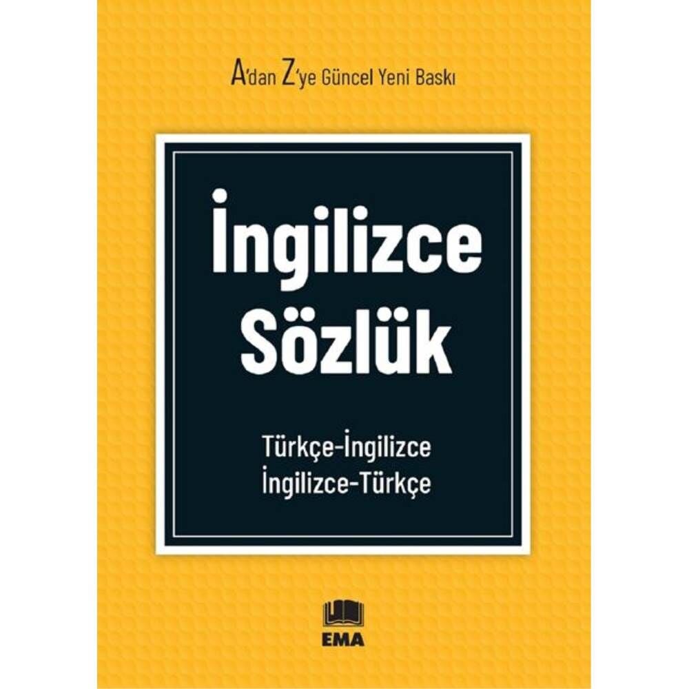 Ema Ortaokullar İçin Karton Kapak İngilizce Sözlük