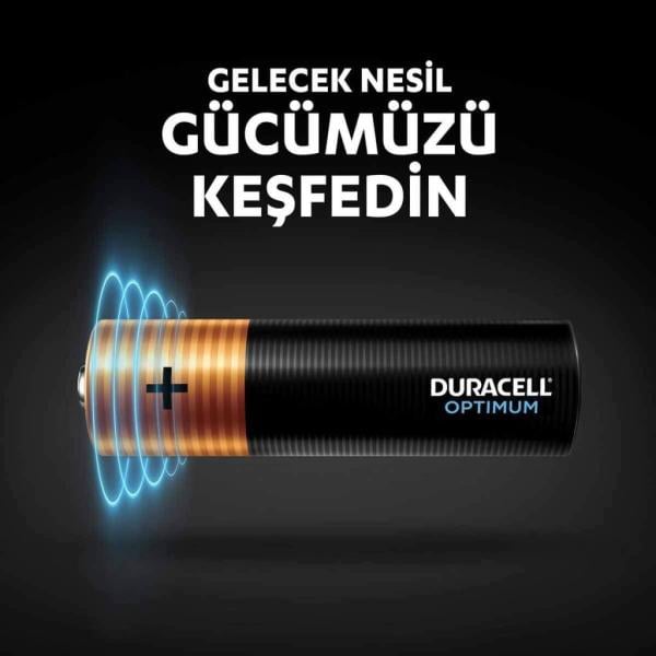 Duracell Kalem Pil Optimum AA 4 lü
