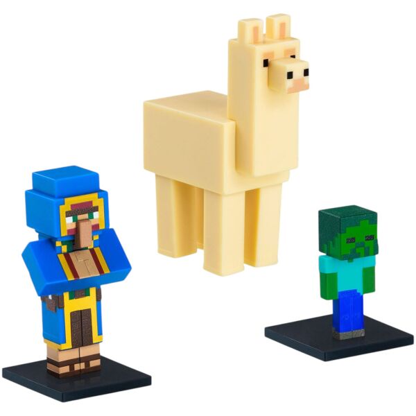 Minecraft 3D Figür Toppeez 3 lü Set Model 1 MC2020