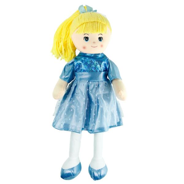Parlak Elbiseli Bez Bebek 50 cm 950C