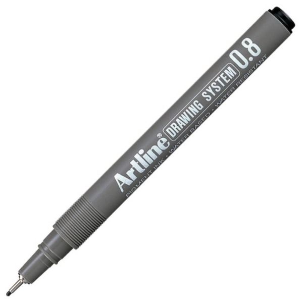 Artlıne Çizim Kalemi Drawıng System 238 0.8 Siyah A-Ek-238 Black