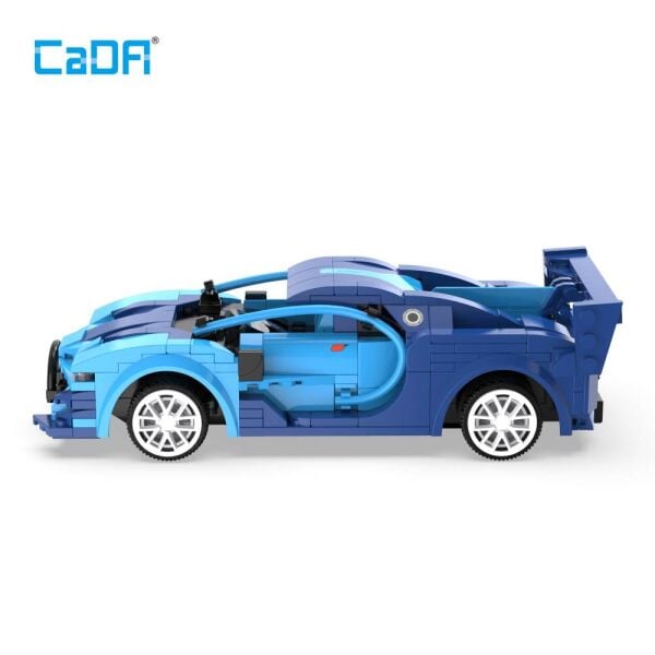 CADA Blue Race Car 325 Parça Blok Oyuncak C51073W