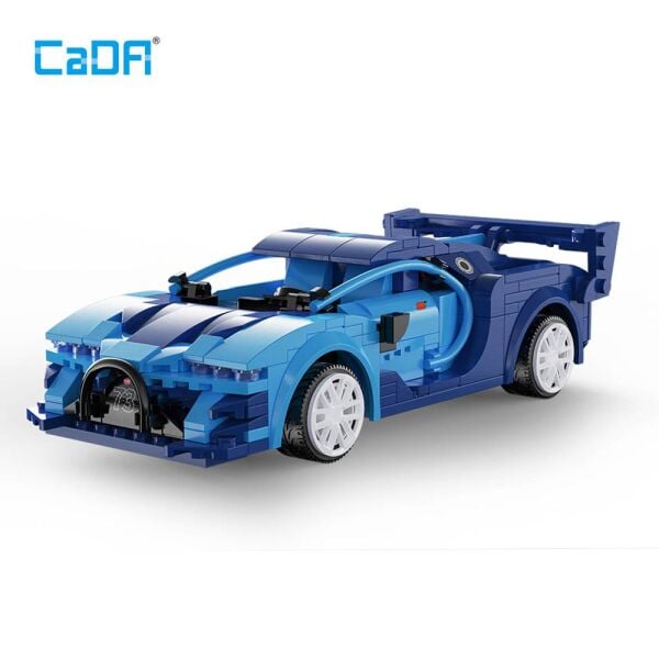 CADA Blue Race Car 325 Parça Blok Oyuncak C51073W