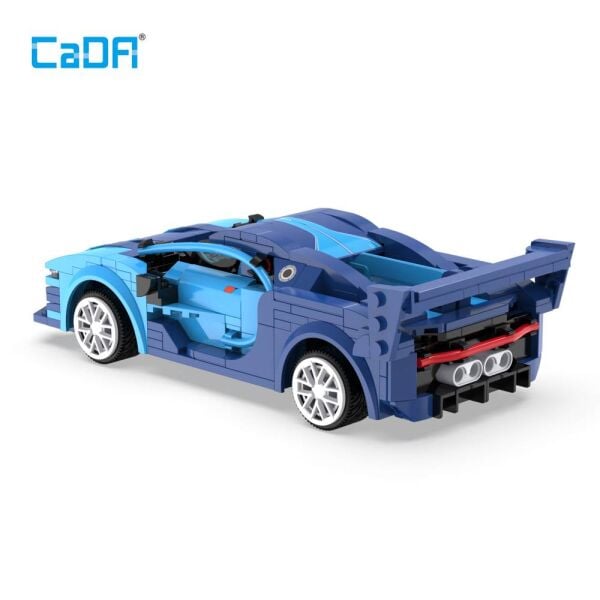 CADA Blue Race Car 325 Parça Blok Oyuncak C51073W