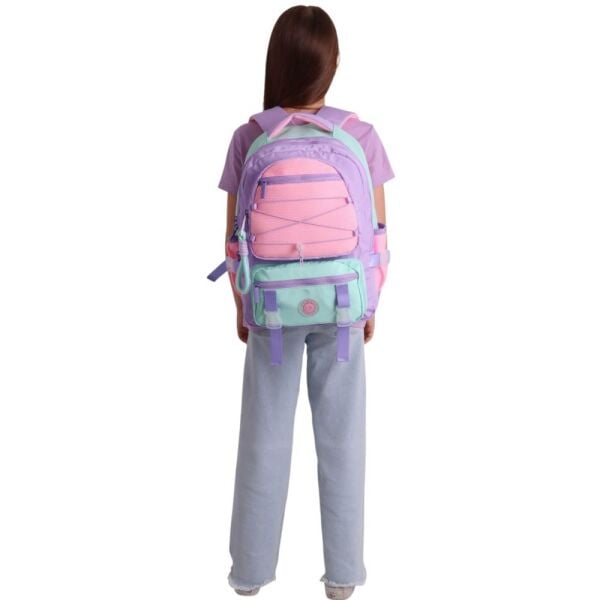 Kaukko K1849 Mesh Lilac Sırt Çantası