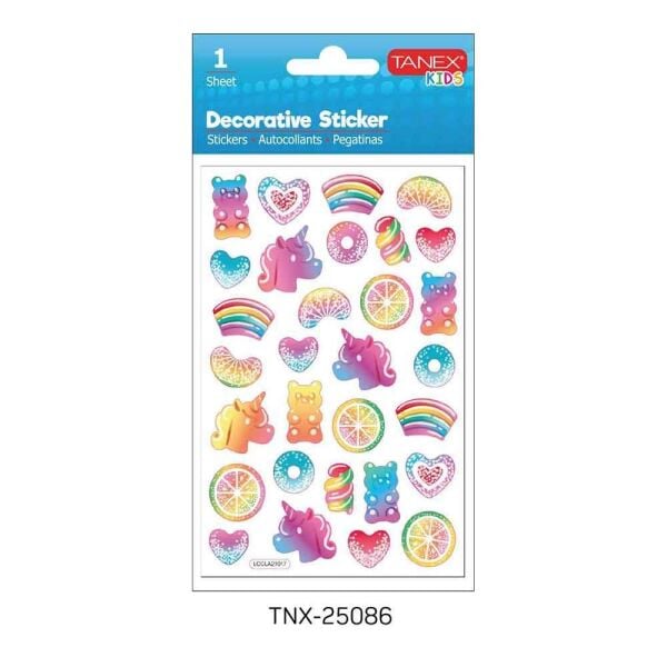 Tanex Sticker Unicorn Serisi 25086