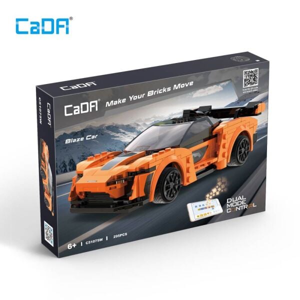 CADA Turuncu Blaze Car 325 Parça Blok Oyuncak C51075W