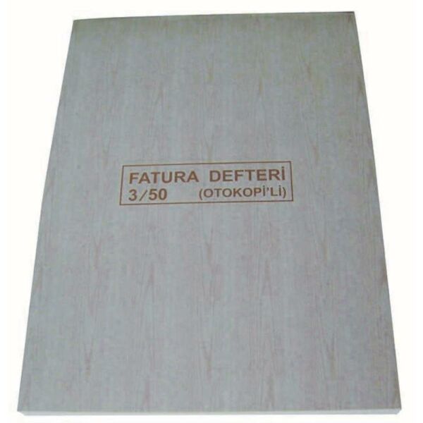Dilman Fatura Defteri Otokopili 3/50 3 Nüsha 4123