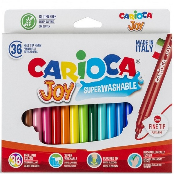 Carioca Joy Süper Yıkanabilir Keçeli Kalem 36 Renk 40616
