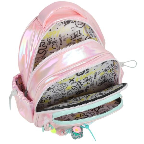 Chimola CN0059-1 Puffy Shiny Açık Pembe İlkokul Çantası