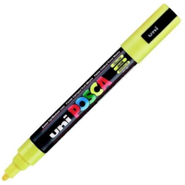 Uniball Posca Boyama Markörü PC-5M 1.8-2.5 mm Sarı