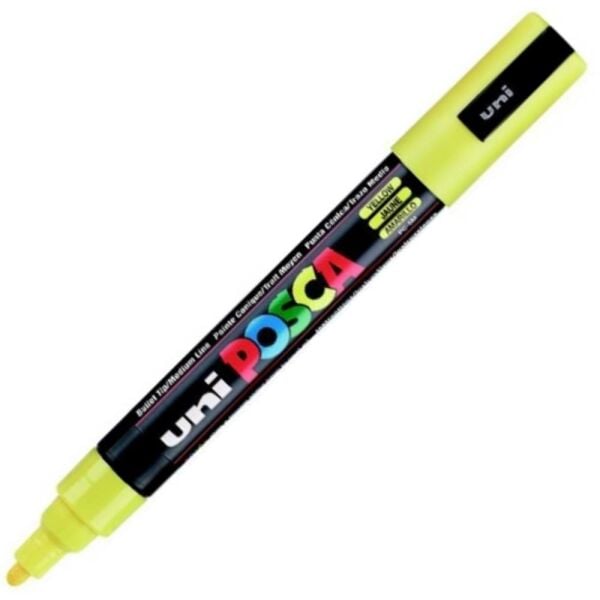 Uniball Posca Boyama Markörü PC-5M 1.8-2.5 mm Sarı