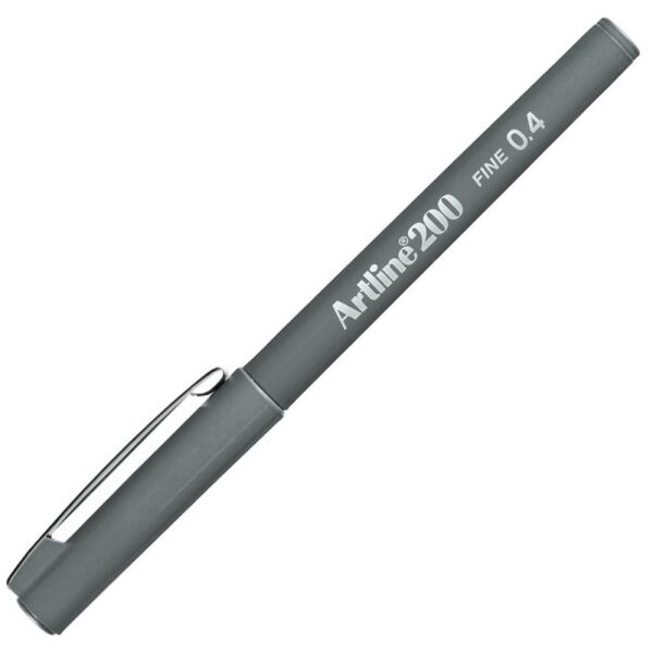 Artlıne Fınelıner Kalem Fıne 200N 0.4 Gri A-Ek-200N Grey